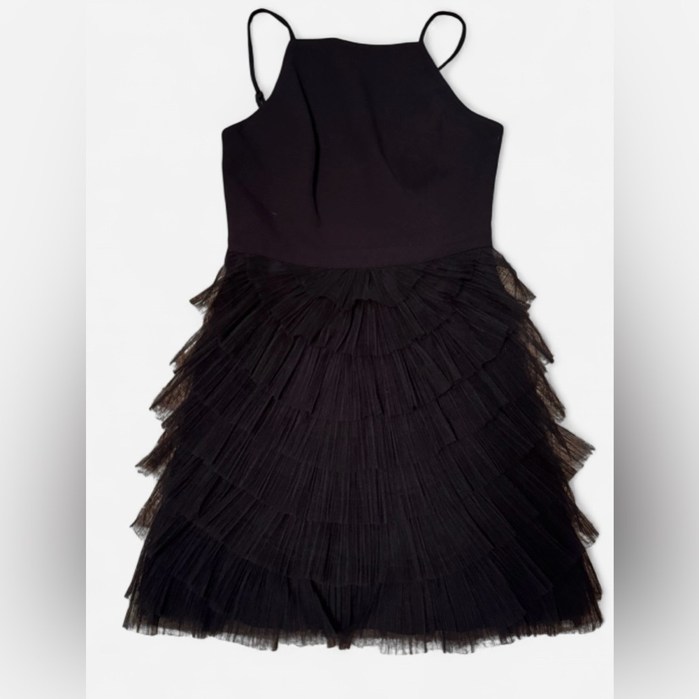 BCBGMaxAzria Black Layered  Dress
